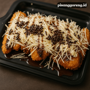 pisang goreng crispy coklat keju