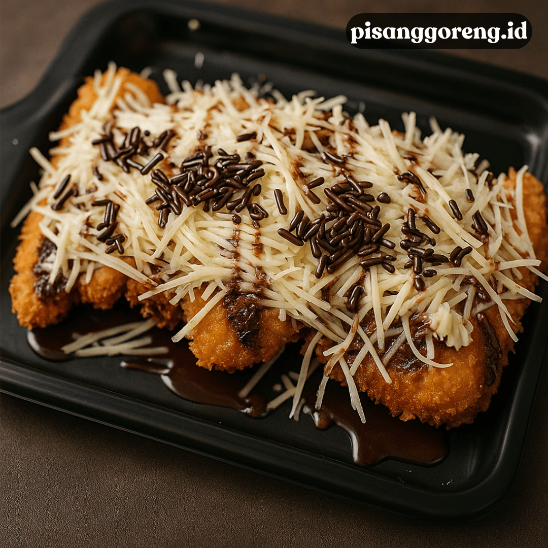 pisang goreng crispy coklat keju