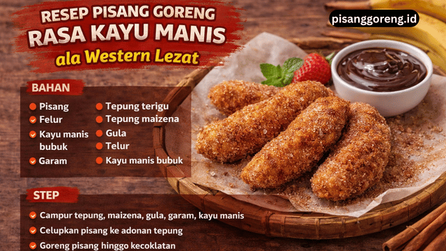 Resep Pisang Goreng Rasa Kayu Manis