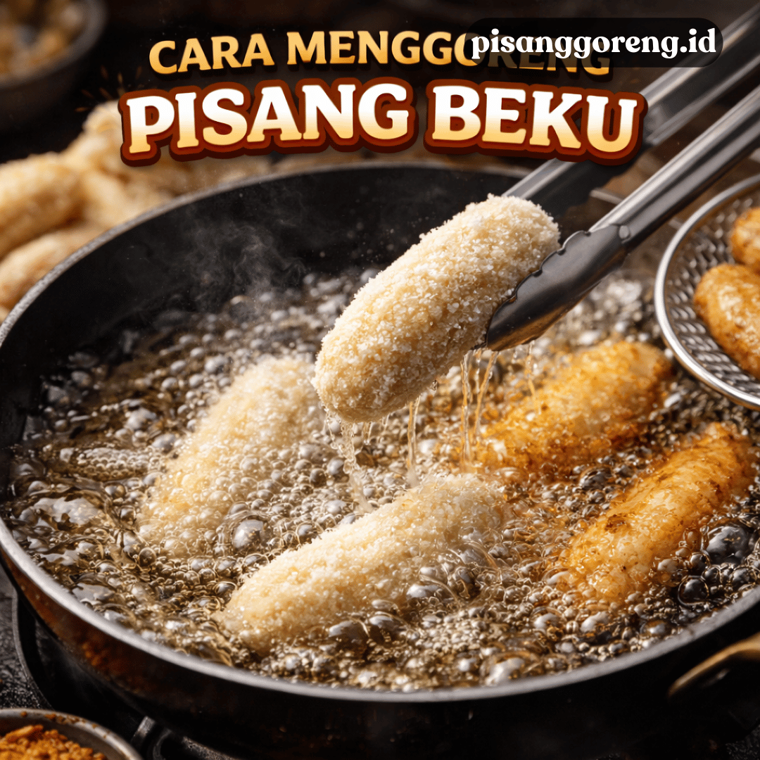cara menggoreng pisang beku