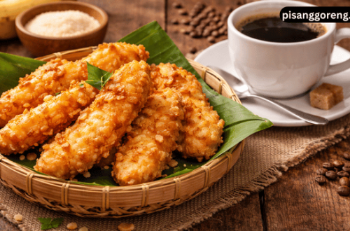 pisang goreng dan kopi hitam