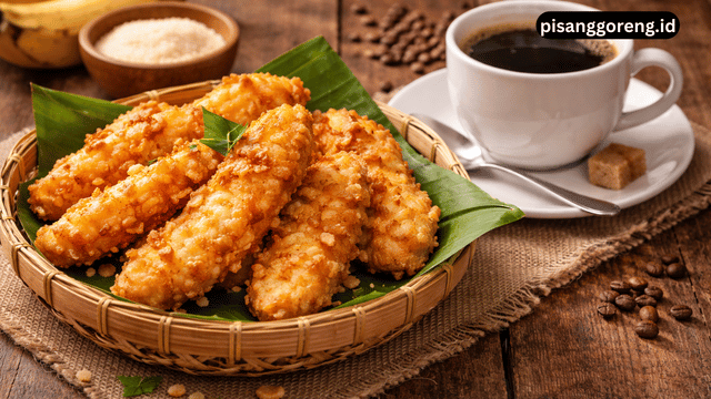 pisang goreng dan kopi hitam