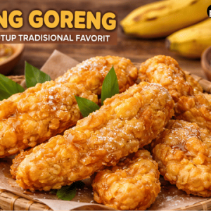 pisang goreng sebagai menu penutup tradisional
