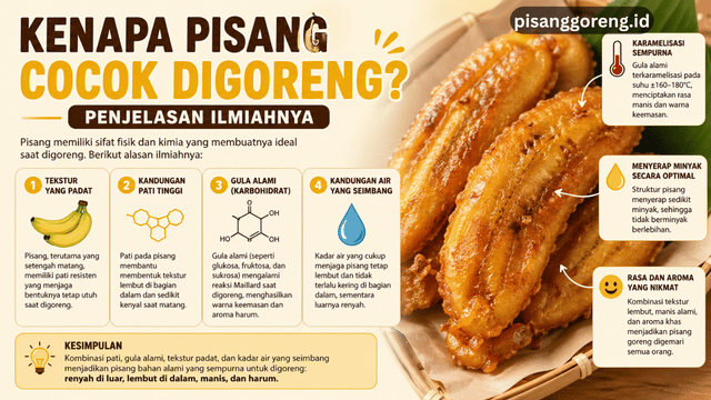 Kenapa Pisang Cocok Digoreng