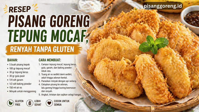 Pisang Goreng Tepung Mocaf