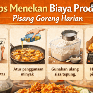 biaya produksi pisang goreng harian
