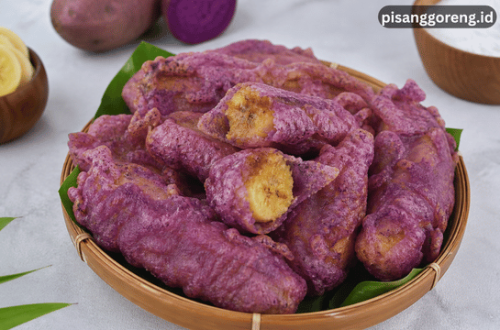 Pisang Goreng Tepung Ubi Ungu