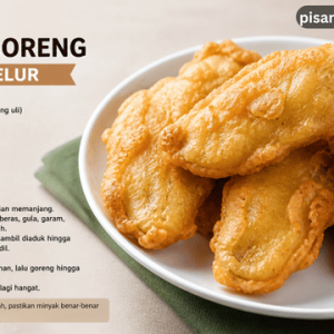 Resep Pisang Goreng Tanpa Telur